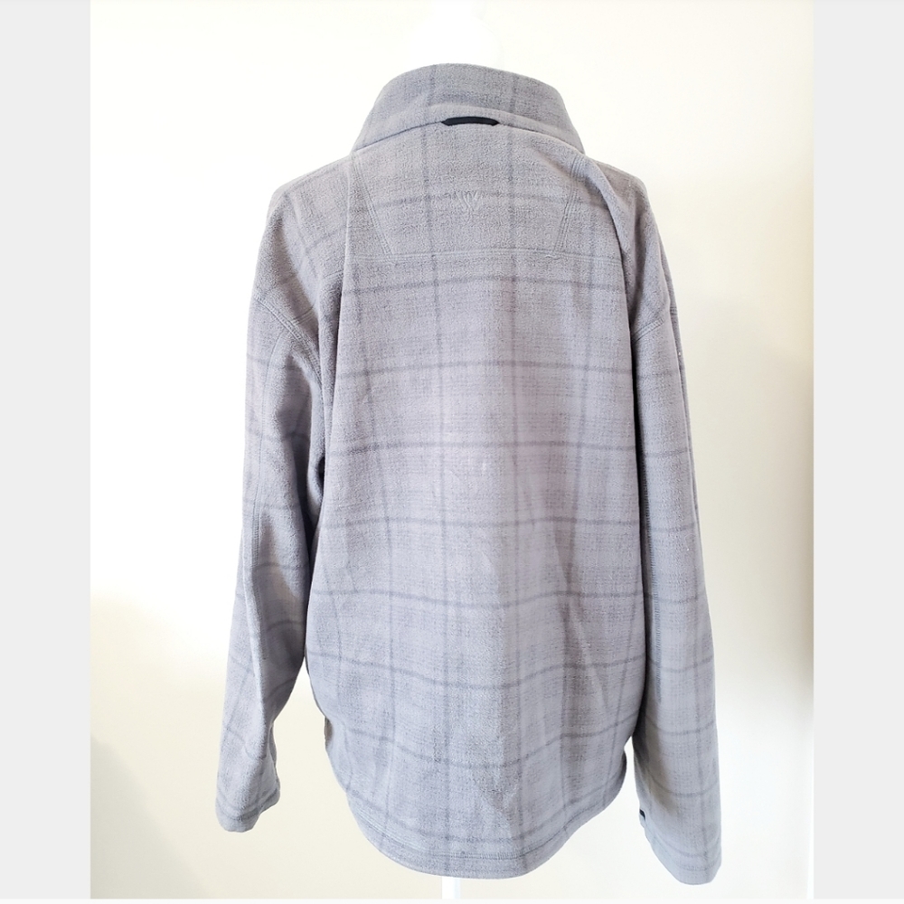 Mens White Sierra Zip Up Jacket - Picture 2 of 3